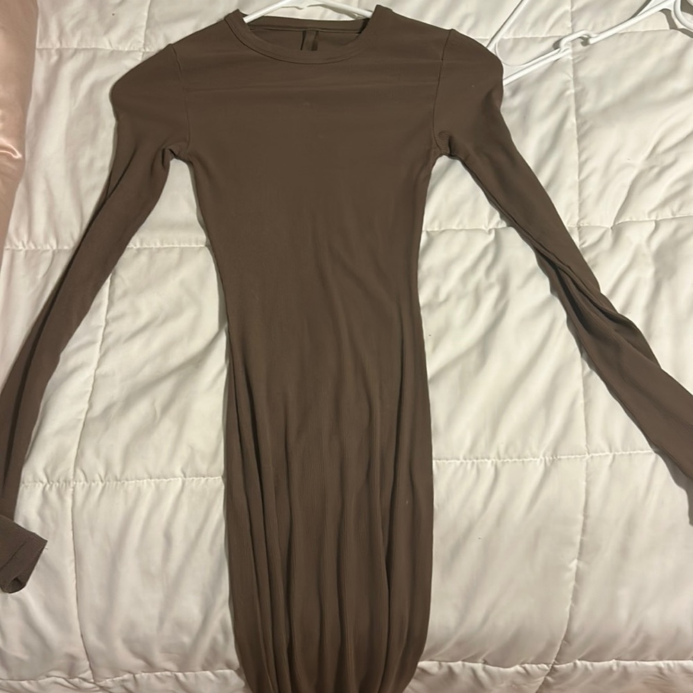 skims ribbed dress